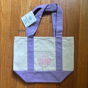 Trader Joe’s Mini Purple Tote Bag